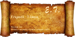 Enyedi Tímea névjegykártya